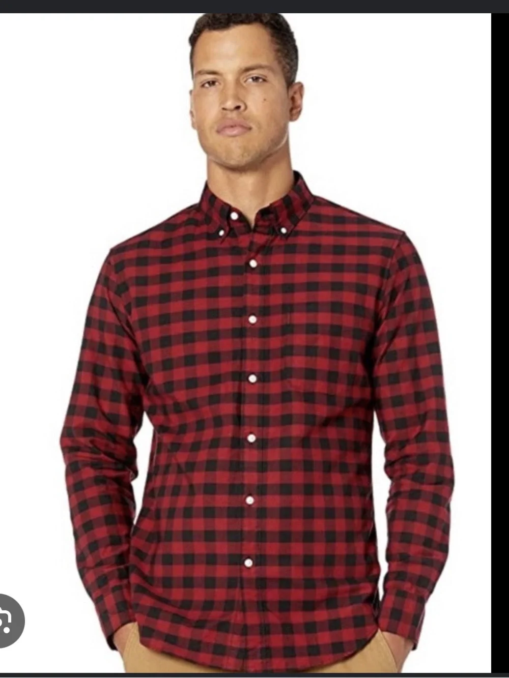 J Crew Buffalo Check Print Button Down Sport Shirt